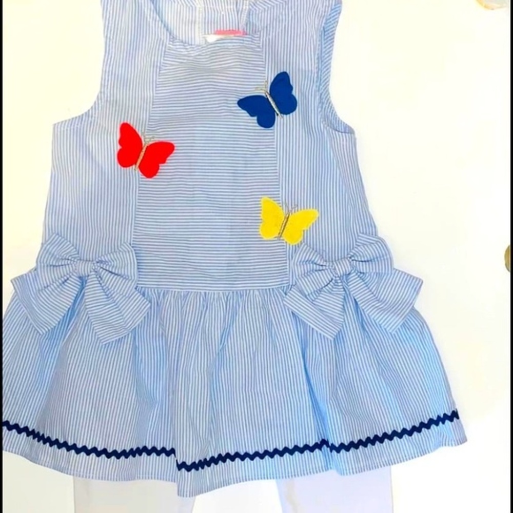Final Price 2T Butterflies 2pc Pant Set Toddler Baby New